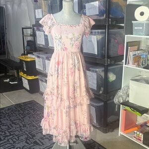 Rare Editions Girls Pink Dress - Size 12